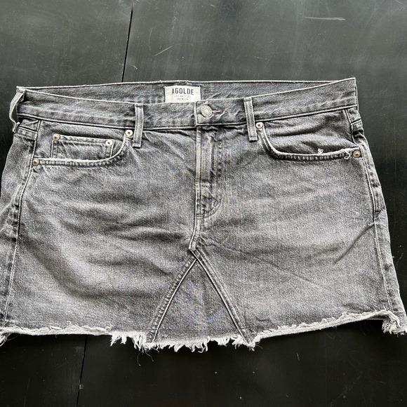 AGOLD short skirt Denim - Picture 1 of 2